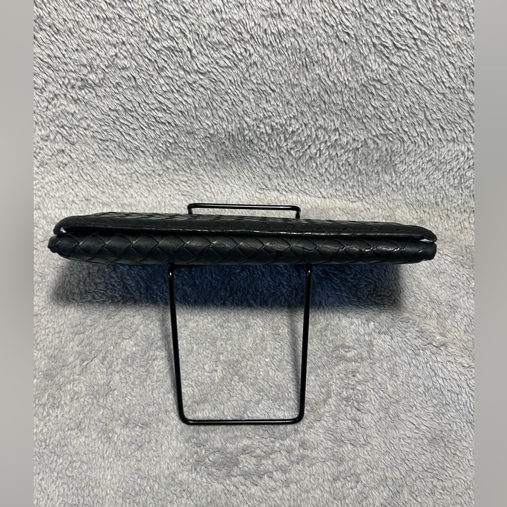 Bottega Veneta Y2K Black Leather Long Wallet - Picture 8 of 14